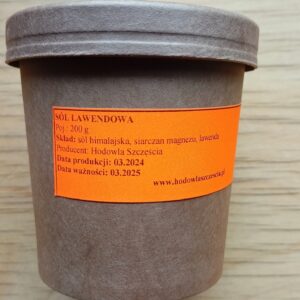 Sól do kąpieli lawendowa